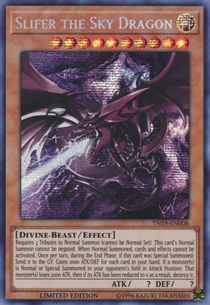 Slifer the Sky Dragon (TN19-EN008) - 2019 Gold Sarcophagus Tin Limited