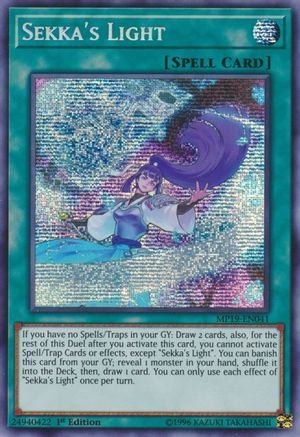 Sekka's Light (MP19-EN041) - 2019 Gold Sarcophagus Tin Mega Pack 1st Edition