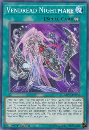 Vendread Nightmare (MP19-EN058) - 2019 Gold Sarcophagus Tin Mega Pack Unlimited