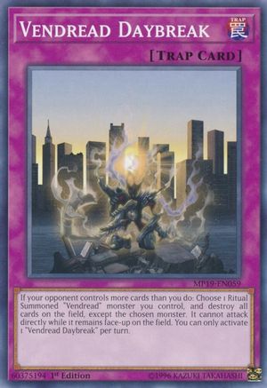 Vendread Daybreak (MP19-EN059) - 2019 Gold Sarcophagus Tin Mega Pack Unlimited