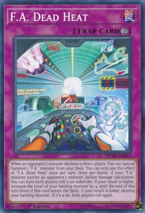 F.A. Dead Heat (MP19-EN063) - 2019 Gold Sarcophagus Tin Mega Pack Unlimited