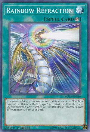 Rainbow Refraction (MP19-EN069) - 2019 Gold Sarcophagus Tin Mega Pack Unlimited