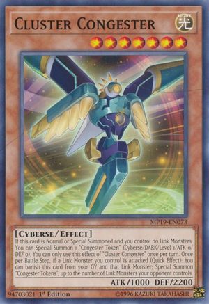 Cluster Congester (MP19-EN073) - 2019 Gold Sarcophagus Tin Mega Pack 1st Edition