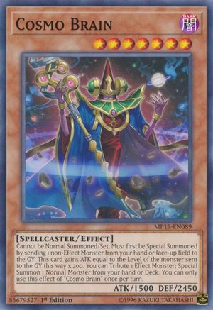 Cosmo Brain (MP19-EN089) - 2019 Gold Sarcophagus Tin Mega Pack Unlimited