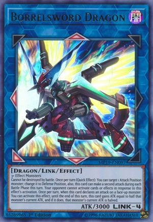 Borrelsword Dragon (MP19-EN097) - 2019 Gold Sarcophagus Tin Mega Pack Unlimited