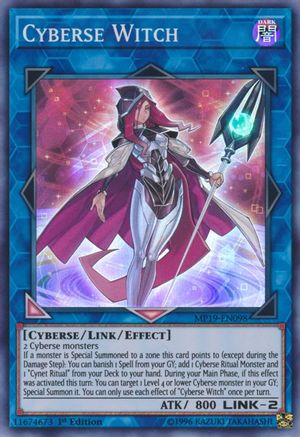 Cyberse Witch (MP19-EN098) - 2019 Gold Sarcophagus Tin Mega Pack Unlimited