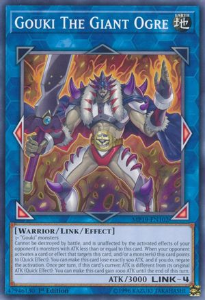 Gouki The Giant Ogre (MP19-EN102) - 2019 Gold Sarcophagus Tin Mega Pack Unlimited