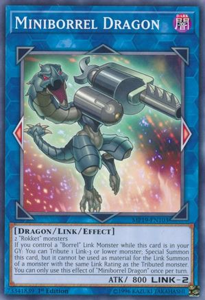 Miniborrel Dragon (MP19-EN103) - 2019 Gold Sarcophagus Tin Mega Pack Unlimited