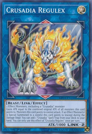 Crusadia Regulex (MP19-EN106) - 2019 Gold Sarcophagus Tin Mega Pack Unlimited