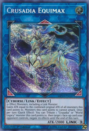 Crusadia Equimax (MP19-EN107) - 2019 Gold Sarcophagus Tin Mega Pack Unlimited