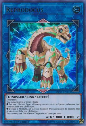 Reprodocus (MP19-EN110) - 2019 Gold Sarcophagus Tin Mega Pack 1st Edition