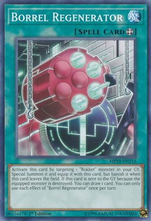 Borrel Regenerator (MP19-EN115) - 2019 Gold Sarcophagus Tin Mega Pack 1st Edition