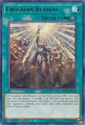 Crusadia Revival (MP19-EN116) - 2019 Gold Sarcophagus Tin Mega Pack Unlimited
