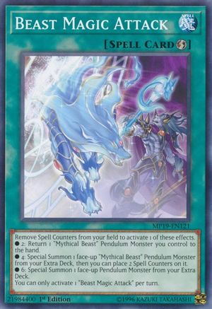 Beast Magic Attack (MP19-EN121) - 2019 Gold Sarcophagus Tin Mega Pack Unlimited