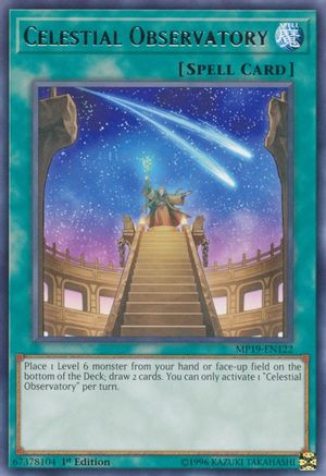Celestial Observatory (MP19-EN122) - 2019 Gold Sarcophagus Tin Mega Pack Unlimited