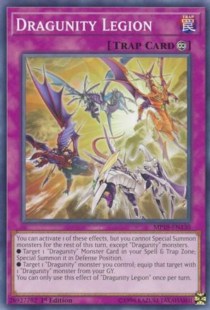 Dragunity Legion (MP19-EN130) - 2019 Gold Sarcophagus Tin Mega Pack Unlimited