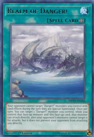 Realm of Danger! (MP19-EN140) - 2019 Gold Sarcophagus Tin Mega Pack 1st Edition
