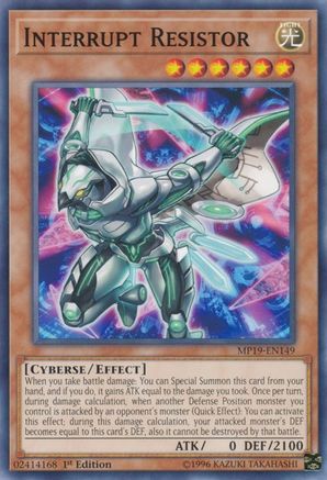 Interrupt Resistor (MP19-EN149) - 2019 Gold Sarcophagus Tin Mega Pack Unlimited