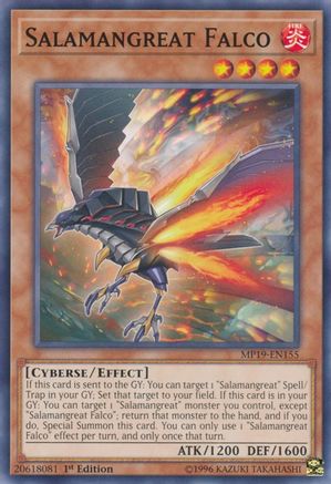 Salamangreat Falco (MP19-EN155) - 2019 Gold Sarcophagus Tin Mega Pack Unlimited
