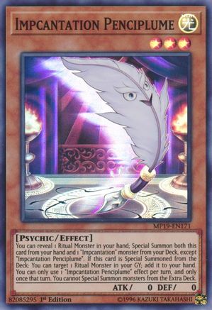 Impcantation Penciplume (MP19-EN171) - 2019 Gold Sarcophagus Tin Mega Pack Unlimited