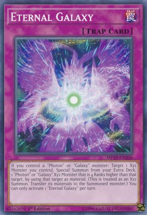 Eternal Galaxy (MP19-EN206) - 2019 Gold Sarcophagus Tin Mega Pack Unlimited