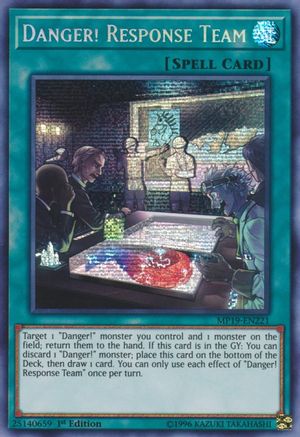 Danger! Response Team (MP19-EN221) - 2019 Gold Sarcophagus Tin Mega Pack 1st Edition