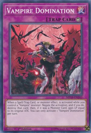 Vampire Domination (MP19-EN243) - 2019 Gold Sarcophagus Tin Mega Pack Unlimited