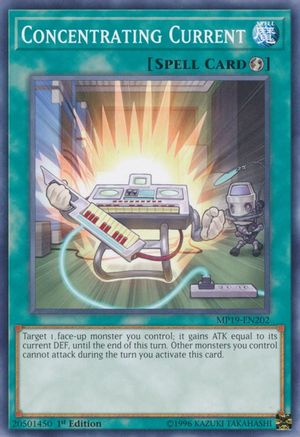 Concentrating Current (MP19-EN202) - 2019 Gold Sarcophagus Tin Mega Pack Unlimited