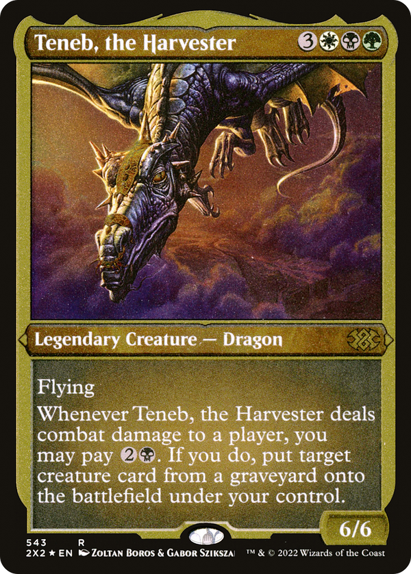 Teneb, the Harvester (Foil Etched) [Double Masters 2022]