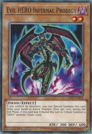 Evil HERO Infernal Prodigy (LED5-EN019) - Legendary Duelists: Immortal Destiny 1st Edition