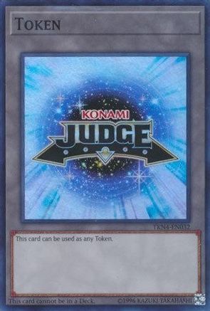 Official Judge Token: TKN4-EN032 (TKN4-EN032) - Judge Promotional Cards Unlimited