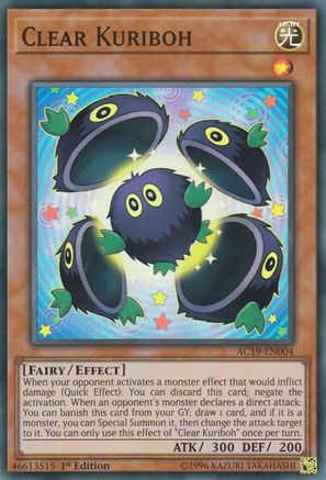 Clear Kuriboh (AC19-EN004) - Advent Calendar 2019 1st Edition