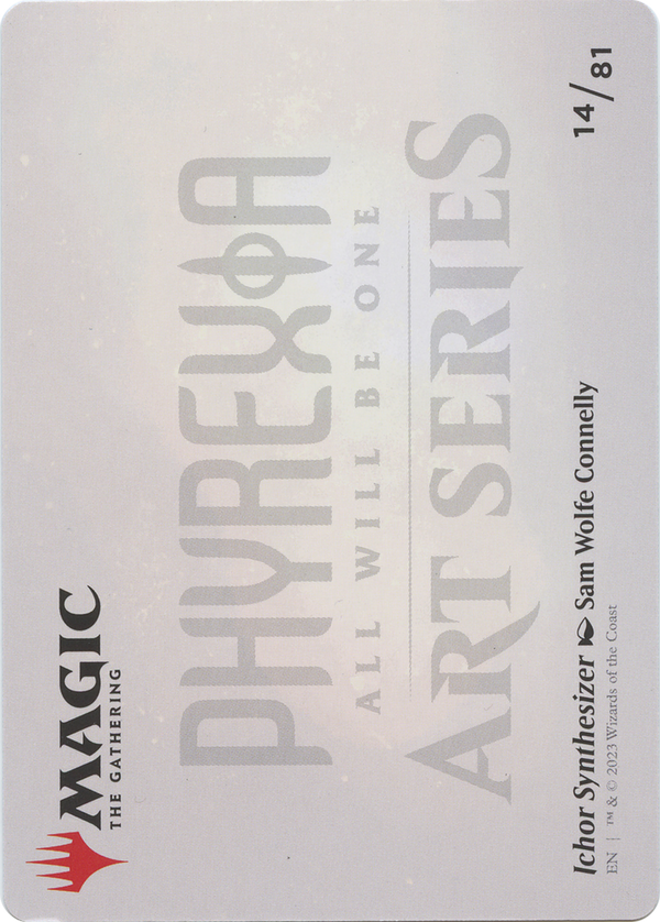 Ichor Synthesizer // Ichor Synthesizer (AONE-014) - Phyrexia: All Will Be One Art Series (Borderless)