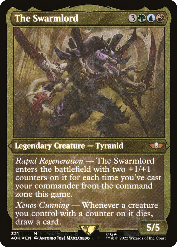 The Swarmlord (Display Commander) (Surge Foil) [Warhammer 40,000]