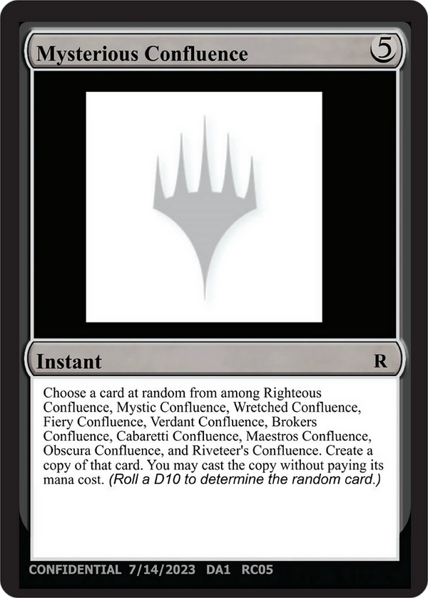 Mysterious Confluence (UNK-RC05A) - Unknown Event