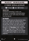 Cyber Simulacrum // Cyber Simulacrum (cont'd) (MONE-003) - Phyrexia: All Will Be One Minigames