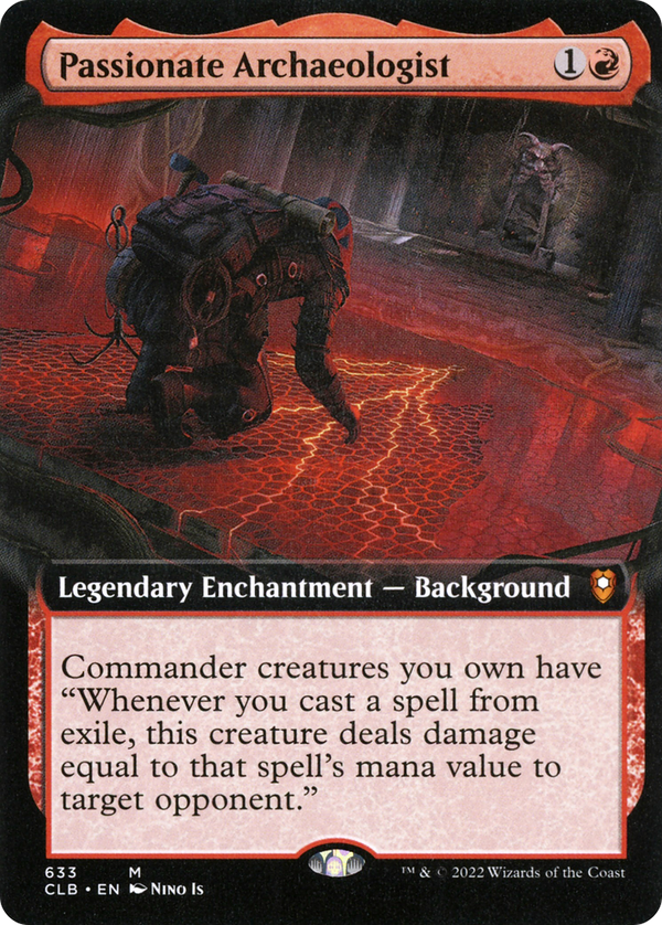 Passionate Archaeologist (Extended Art) [Commander Legends: Battle for Baldur's Gate]