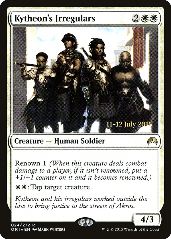 Kytheon's Irregulars [Magic Origins Prerelease Promos]