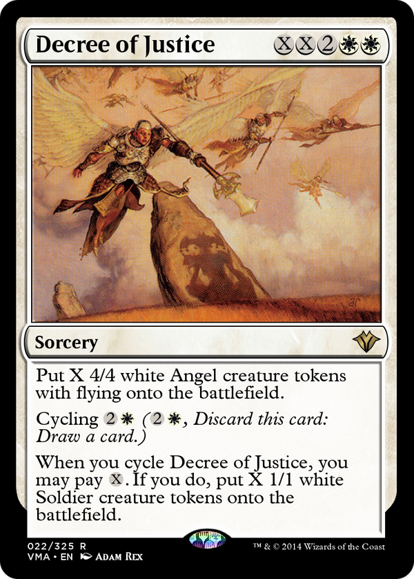 Decree of Justice (VMA-022) - Vintage Masters