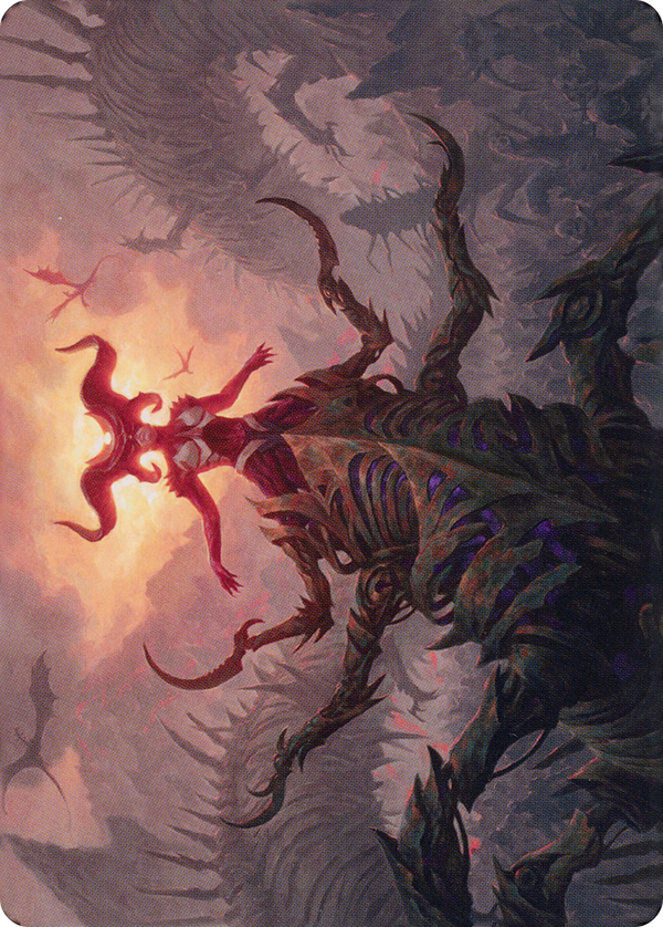 Sheoldred, the Apocalypse // Sheoldred, the Apocalypse (ADMU-026) - Dominaria United Art Series (Borderless)