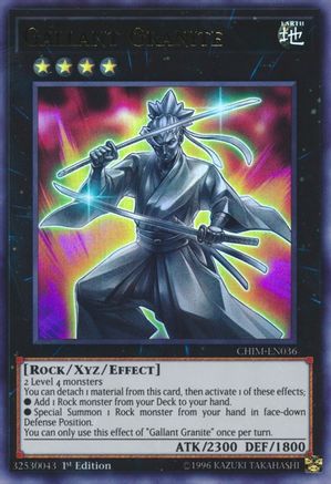 Gallant Granite (CHIM-EN036) - Chaos Impact 1st Edition