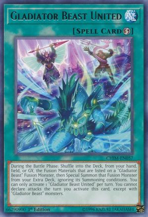 Gladiator Beast United (CHIM-EN057) - Chaos Impact 1st Edition