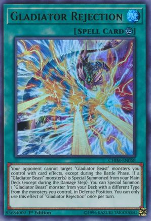 Gladiator Rejection (CHIM-EN058) - Chaos Impact Unlimited