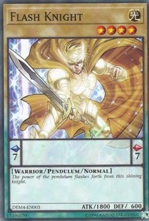 Flash Knight (DEM4-EN003) - Advanced Demo Deck Extra Pack Unlimited