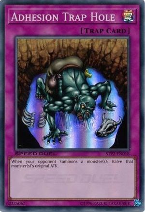 Adhesion Trap Hole (STP2-EN018) - Speed Duel: Tournament Pack 2 Unlimited