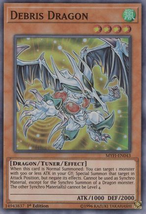 Debris Dragon (MYFI-EN043) - Mystic Fighters 1st Edition