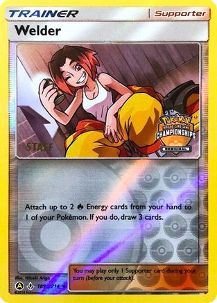 Welder 189a/214  - Reverse Holofoil League & Championship Cards - Promo