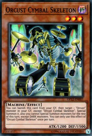 Orcust Cymbal Skeleton (OP12-EN007) - OTS Tournament Pack 12 Unlimited