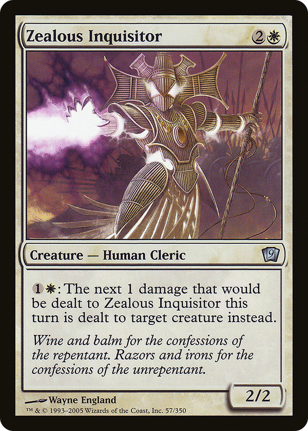 Zealous Inquisitor [Ninth Edition]