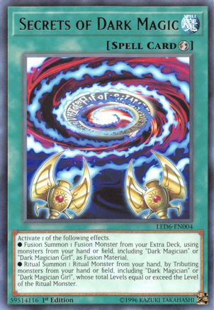 Secrets of Dark Magic (LED6-EN004) - Legendary Duelists: Magical Hero Unlimited